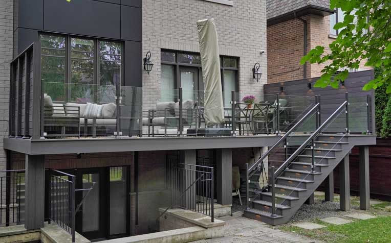 rosedale walkout deck