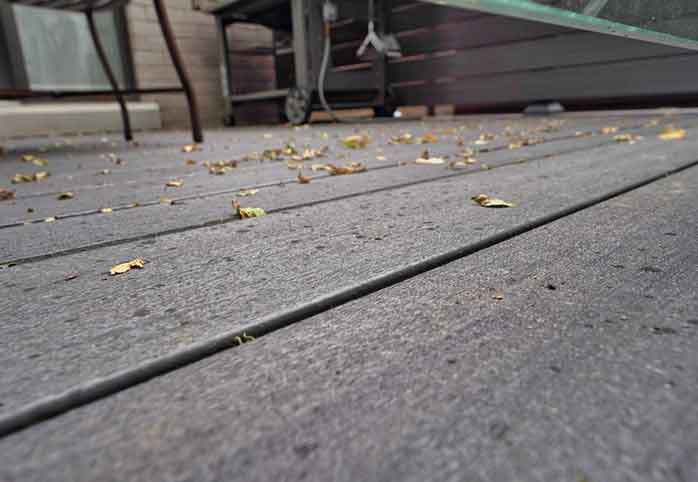 Fiberon composite decking boards showing low-maintenance surface and long-lasting durability