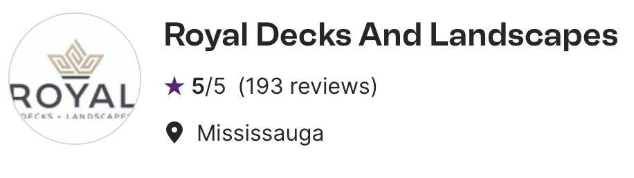 Royal decks and landscapes homesstars rating